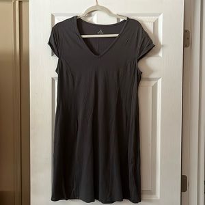 Ascend Dark Gray T-shirt Dress